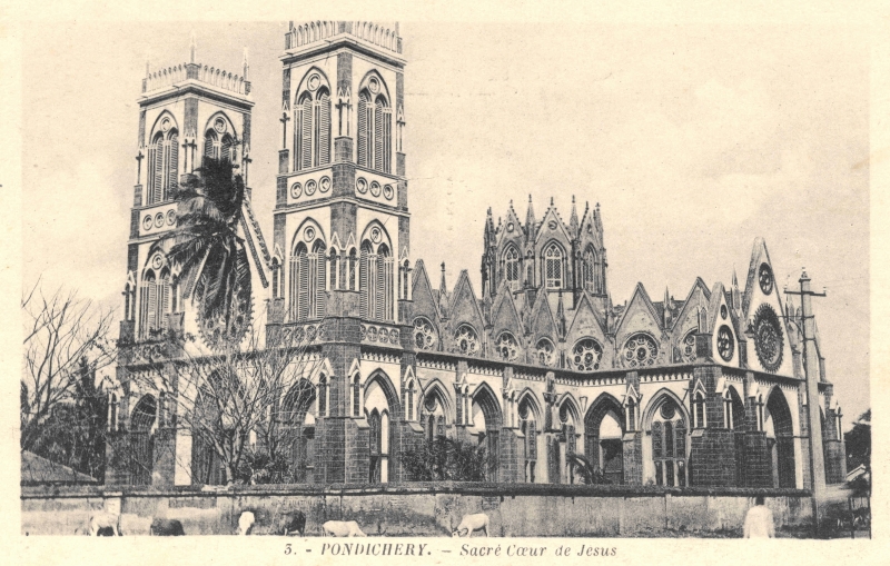 07-10 - Pondichery - eglise Sacre-Coeur de Jesus - 1